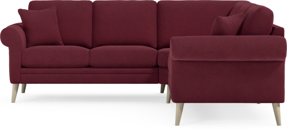 Eden - Hörnsoffa, 2+2-sits - Röd