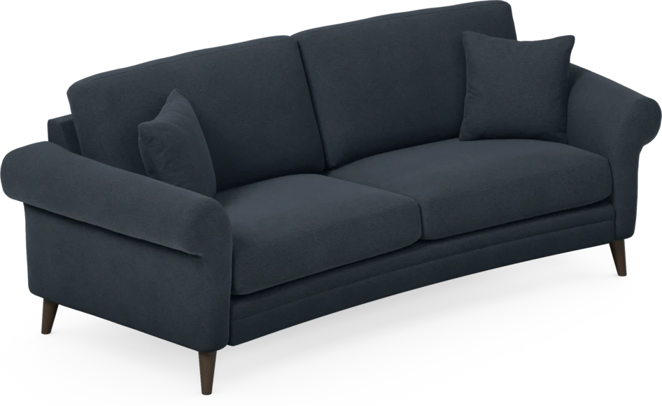 Eden - 2,5-sits soffa svängd - Blå