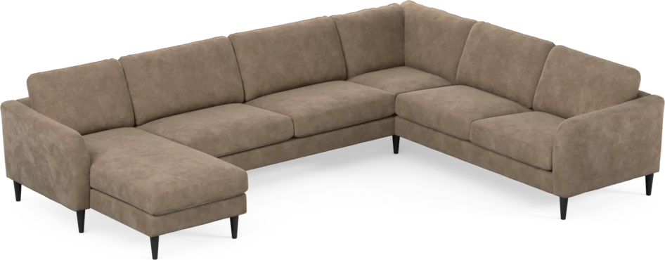 Bridge - Hörnsoffa, 3+2-sits med schäslong vänster - Beige