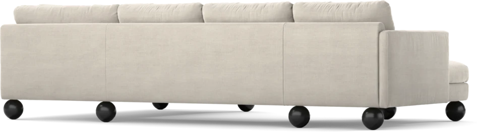Madison Lux - 2-sits soffa med schäslong vänster och divan höger - Beige