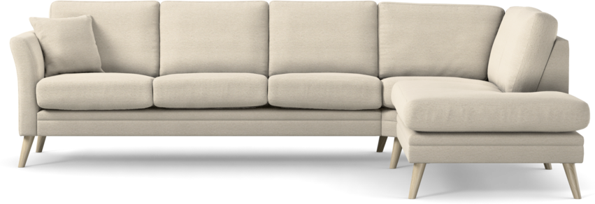 Eden - 3-sits soffa med divan - Beige