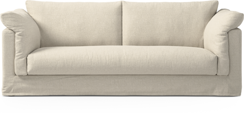 Cherrie Klädsel - Klädsel till 2,5-sits soffa, hel dyna - Beige