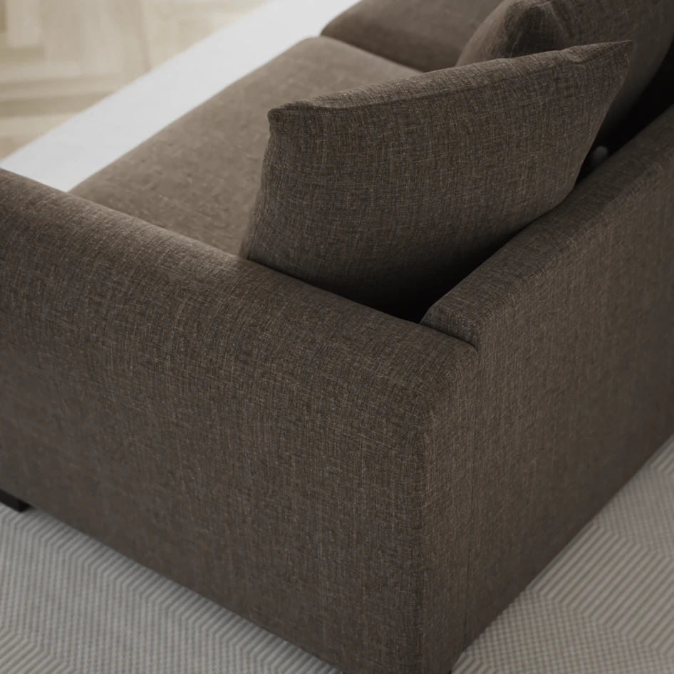 Town - 3-sits soffa - Brun