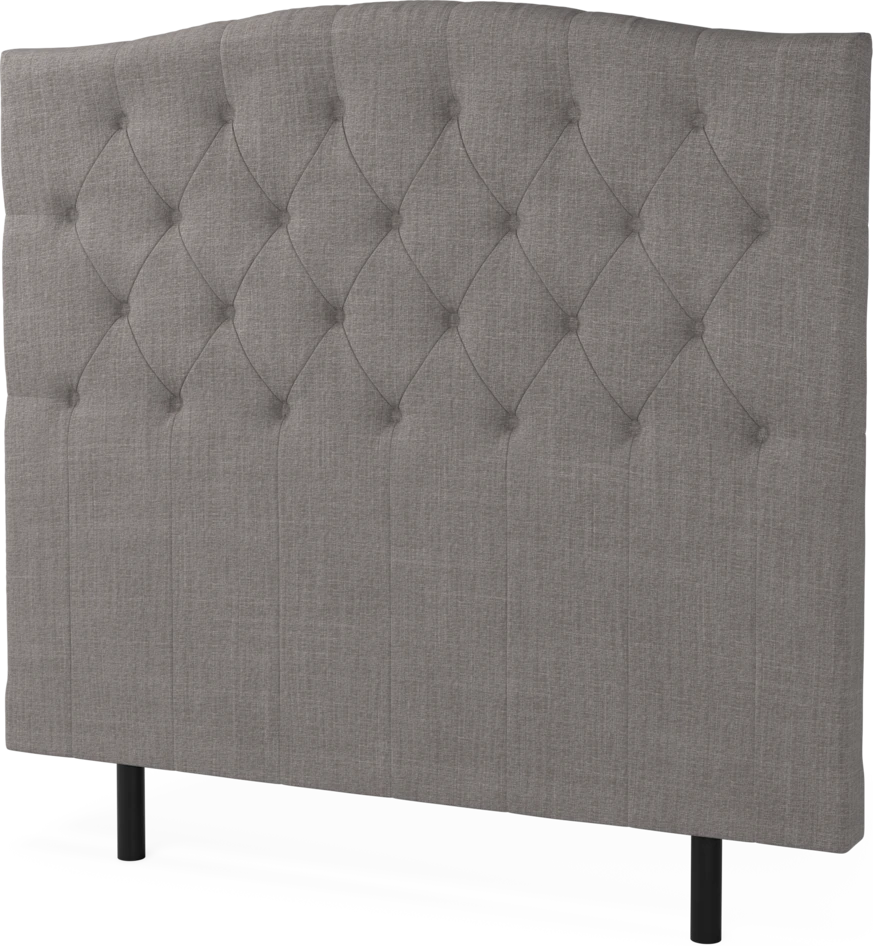 Asperö välvd - Sänggavel, 160-180 cm - Grå