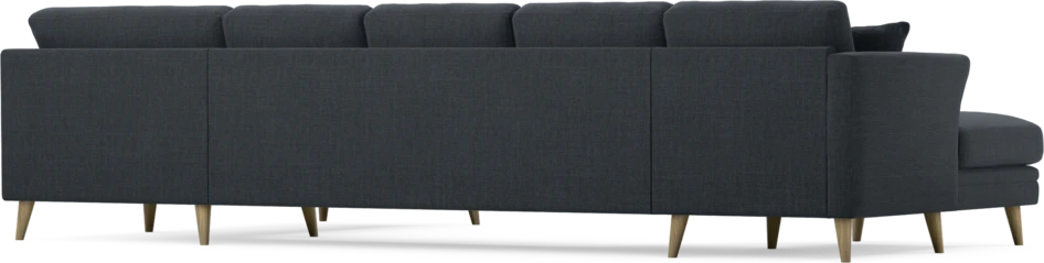 Eden - 3-sits soffa med schäslong vänster och divan höger - Blå