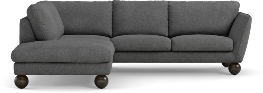 Madison Lux - 2-sits soffa med divan vänster - Vit