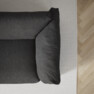 Cherrie - 3-sits soffa med kappa - Svart
