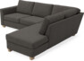 Friday - 2,5-sits soffa med divan höger - Grå