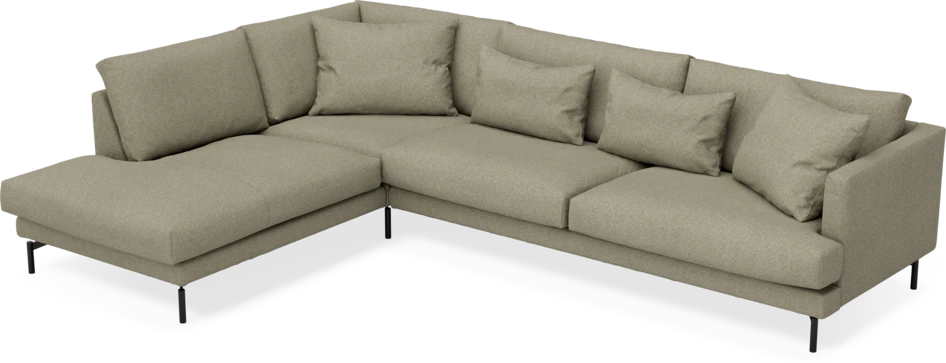 Harper - 3-sits soffa med divan vänster - Beige