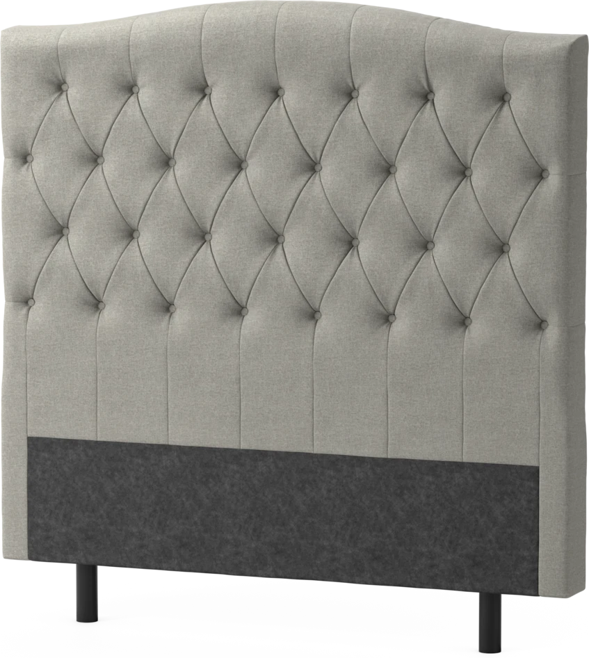 Delux Välvd - Sänggavel, 90-210 cm - Grå