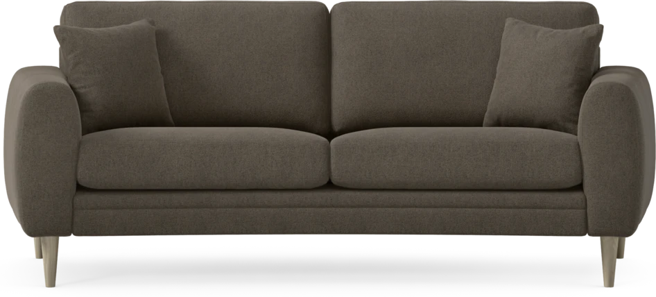 Eden - 2,5-sits soffa svängd - Brun