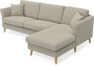Eden - 2,5-sits soffa med schäslong - Brun