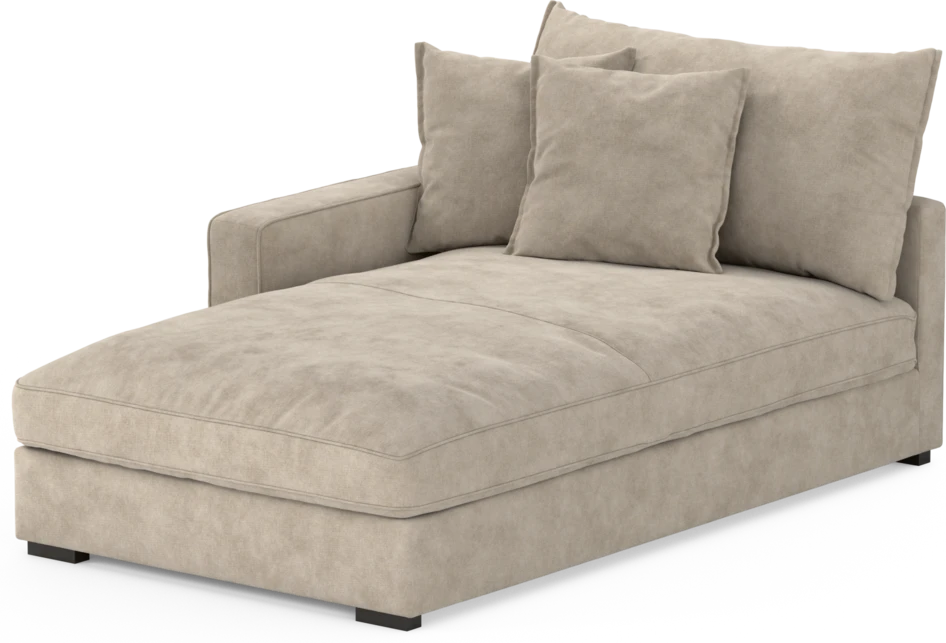 Rossi - Schäslong vänster - Beige