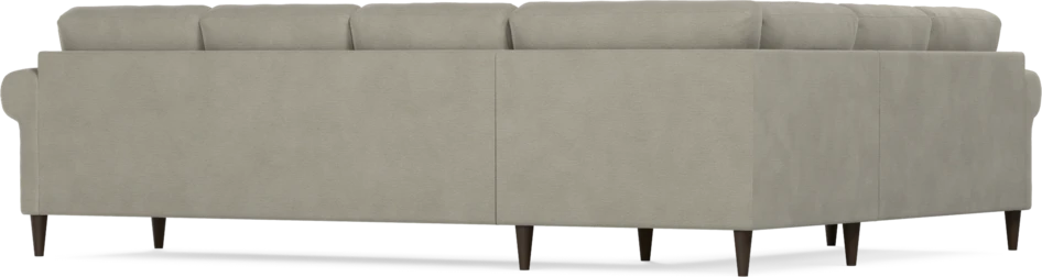 Eden - Hörnsoffa, 2+3-sits - Brun