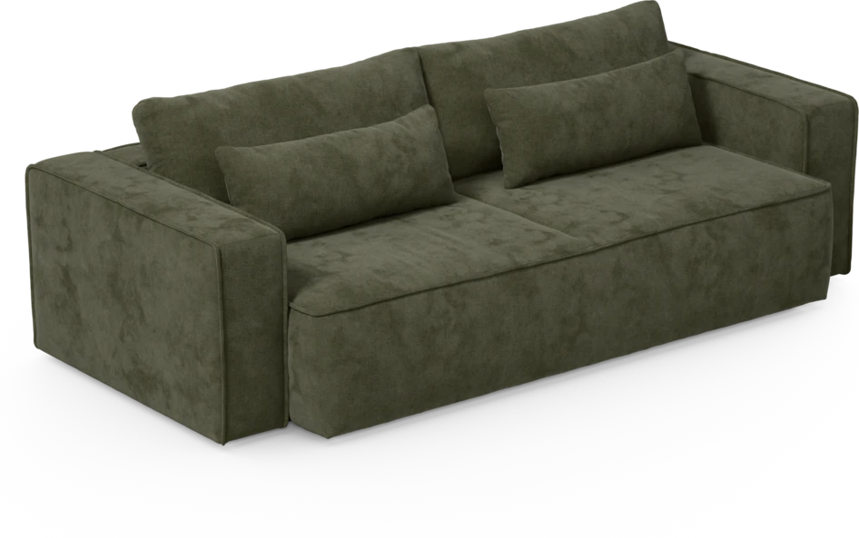 Ide - Bäddsoffa 3-sits - Grön