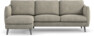 Madison Lux - 2-sits soffa med schäslong vänster - Vit