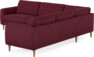 Bridge - Hörnsoffa, 3+2-sits - Röd
