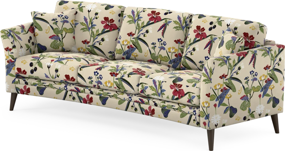 Eden - 3-sits soffa svängd - Flerfärgad