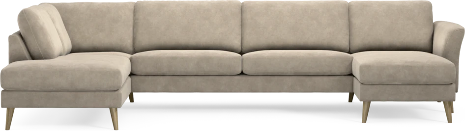 Bridge - 3-sits soffa med divan vänster och schäslong höger - Beige