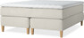 Delux Exclusive - Kontinentalsäng, dubbelsäng med bäddmadrass - Beige