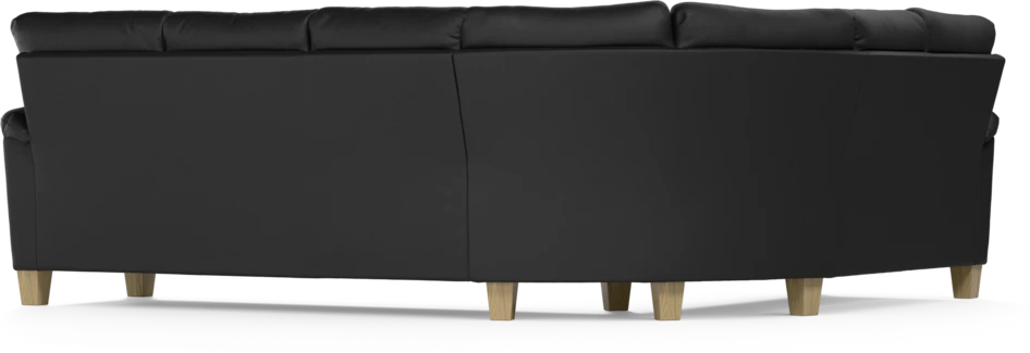 Tage - Hörnsoffa, 2+3-sits - Svart