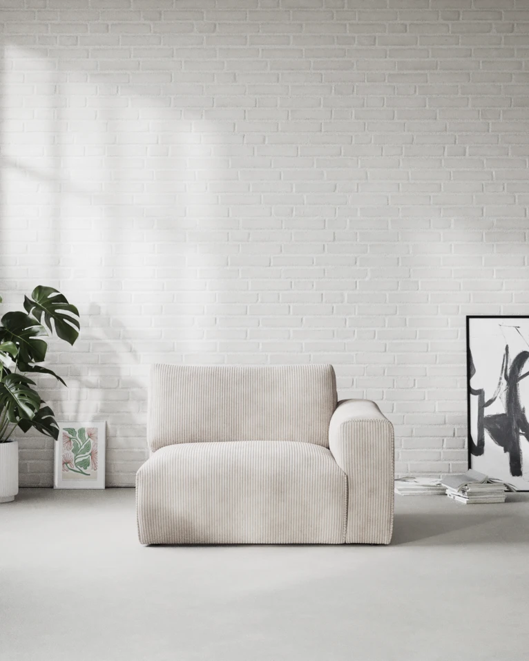 Free, 1,5-sits med armstöd höger