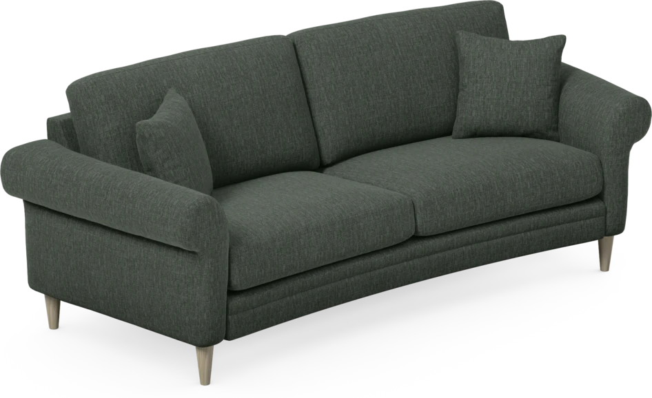 Eden - 2,5-sits soffa svängd - Grön