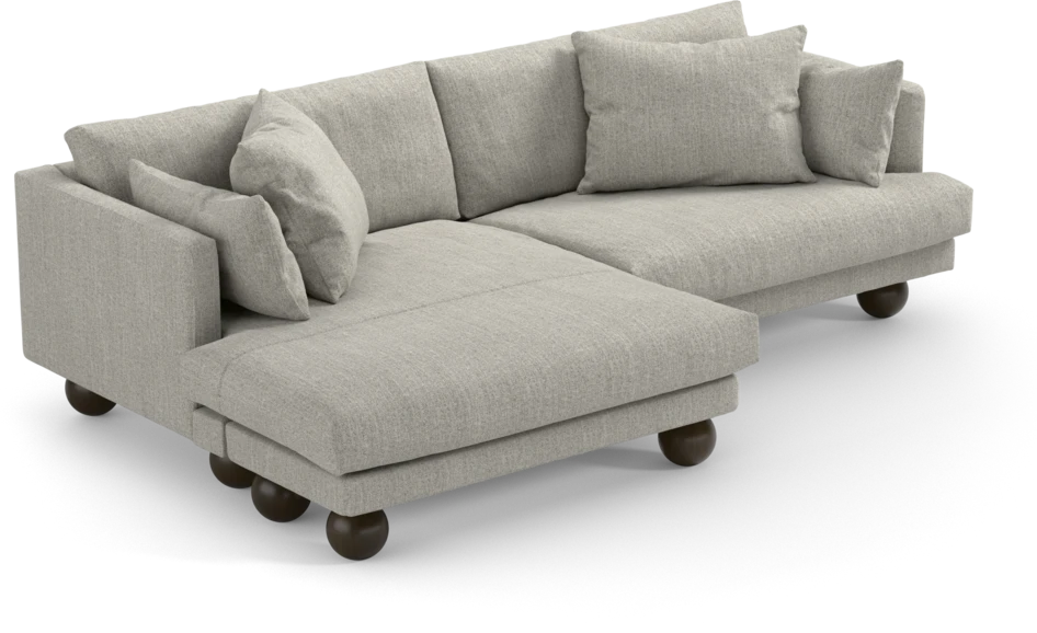 Harper - 4-sits med schäslong XL vänster - Vit