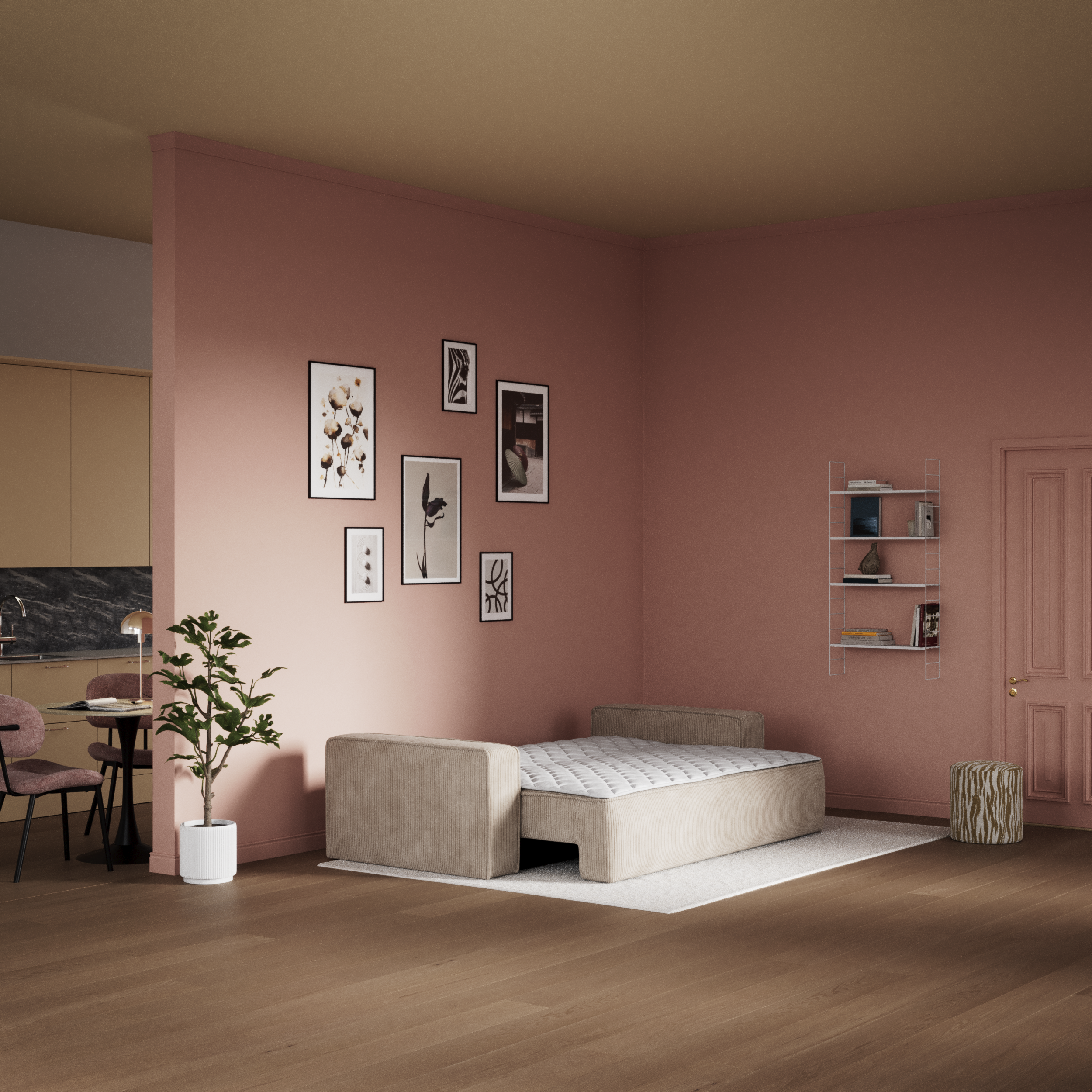 Ide, Bäddsoffa 3-sits