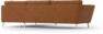 Madison Lux - 3-sits soffa med divan höger - Orange