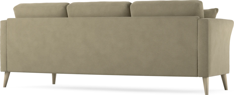 Eden - 3-sits soffa svängd - Beige