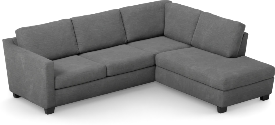 Friday - 2,5-sits soffa med divan höger - Grå