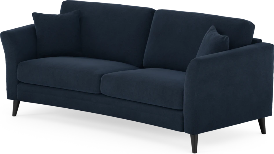 Eden - 2,5-sits soffa svängd - Blå