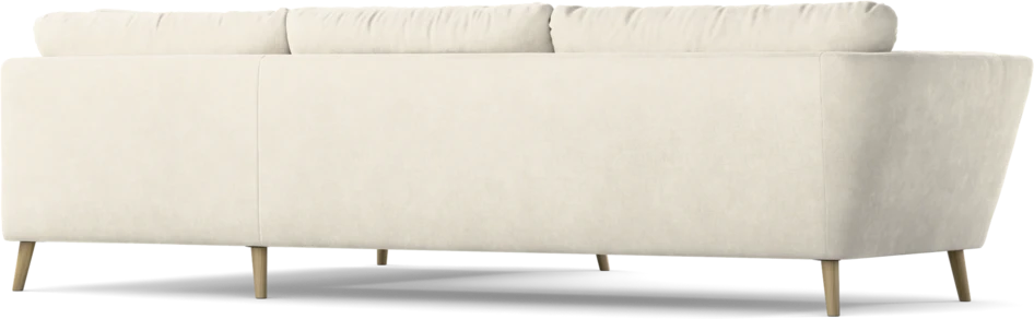Madison Lux - 3-sits soffa med divan höger - Vit