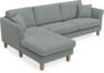 Eden - 2,5-sits soffa med schäslong - Grå