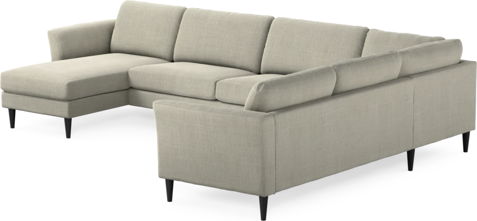 Bridge - Hörnsoffa, 3+2-sits med schäslong vänster - Beige