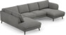 Madison Lux - 2-sits soffa med divan vänster och schäslong höger - Grå
