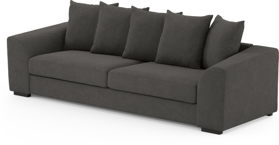 Town - 4-sits soffa - Brun