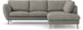 Madison - 2-sits soffa med divan höger - Vit