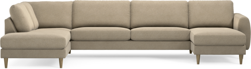 Bridge - 3-sits soffa med divan vänster och schäslong höger - Beige