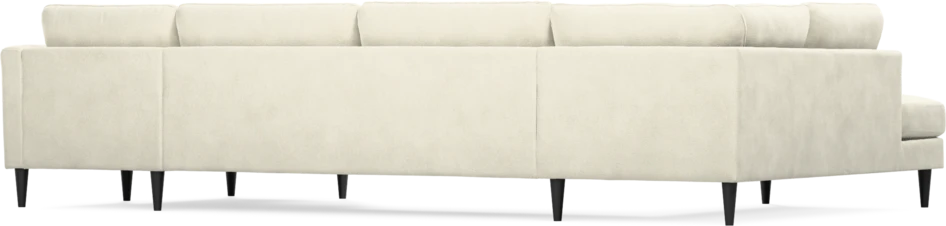 Bridge - 3-sits soffa med divan vänster och schäslong höger - Vit