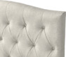 Delux Välvd - Sänggavel, 90-210 cm - Beige