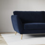 Madison Lux - 2-sits soffa med schäslong vänster - Blå