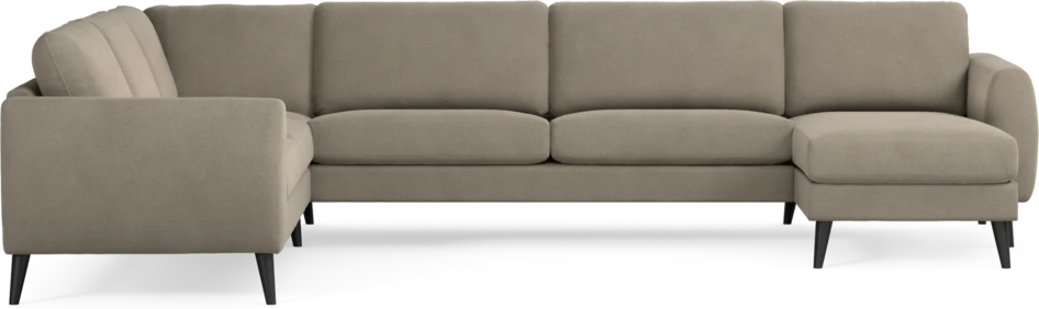 Bridge - Hörnsoffa, 2+3-sits med schäslong höger - Beige