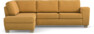 Friday - 2,5-sits soffa med divan vänster - Gul