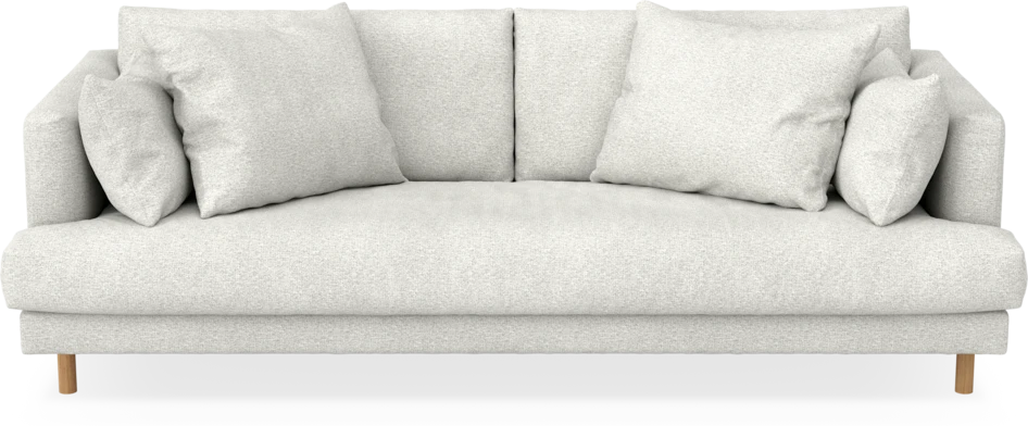 Harper - 3-sits soffa, hel dyna - Vit