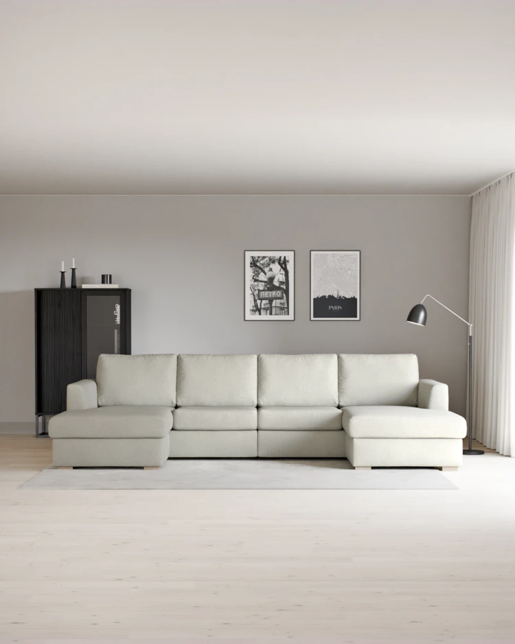 Friday - 2-sits soffa med två schäslonger - inspiration