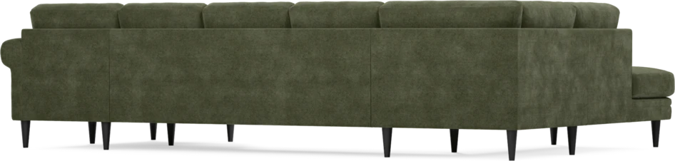 Eden - 3-sits soffa med divan vänster och schäslong höger - Grön