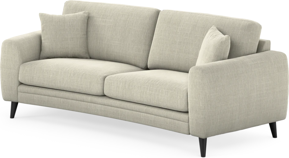 Eden - 2,5-sits soffa svängd - Beige