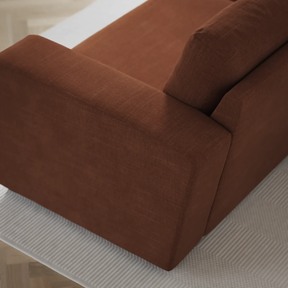 Friday - 3-sits soffa - Orange